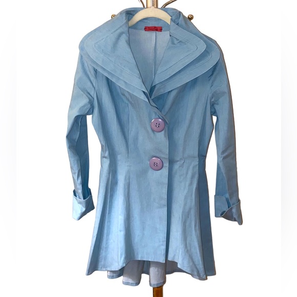 Saint Gil Paris Jackets & Blazers - SAINT GIL PARIS BLUE JACKET